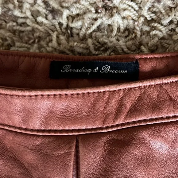 Madewell Broadway & Broome Leather Belltoll Skirt - Picture 4 of 5